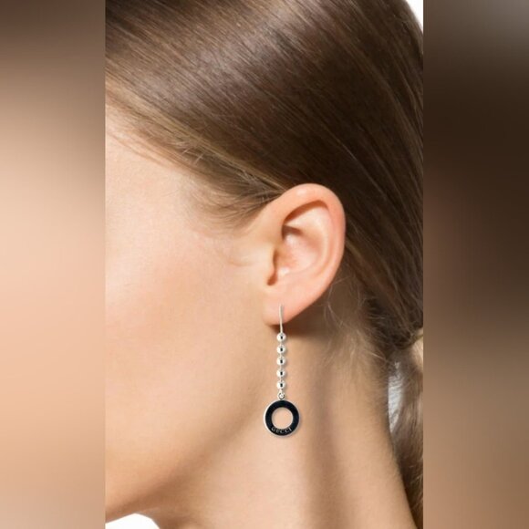 Gucci Women's Boucle Drop Earrings Sterling Silver 925 Italy 2.25" - Picture 4 of 15